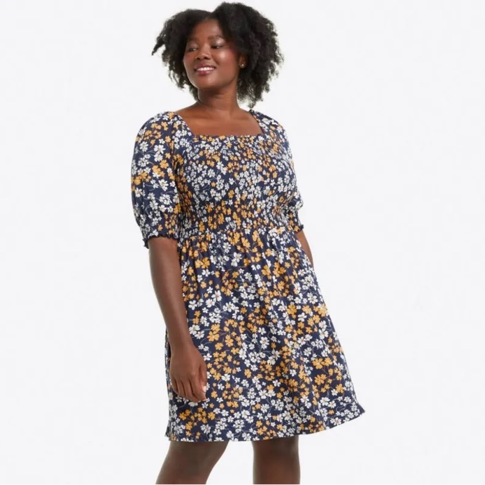 Draper James Fall Field Flowers Jo Dee Dress 2X